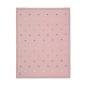 Preview: Lässig Babydecke Dots dusky pink 100% Bio-Baumwolle